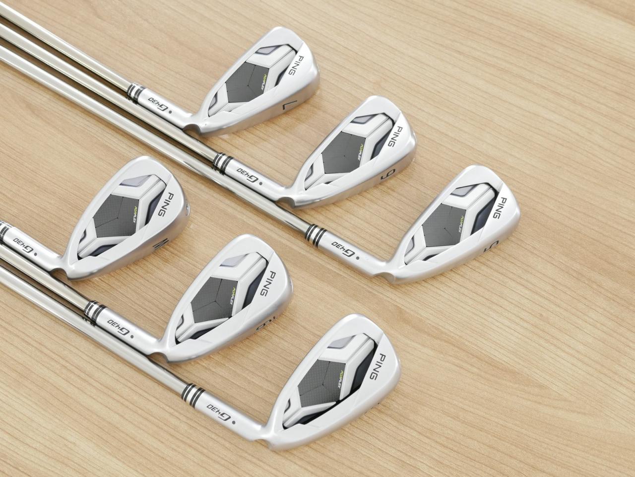 Iron set : Ping : ชุดเหล็ก Ping G430 (ออกปี 2023 Japan Spec. ใบใหญ่ ง่าย ไกล) มีเหล็ก 5-W (6 ชิ้น) ก้านกราไฟต์ Ping Tour 2.0 85 Flex S