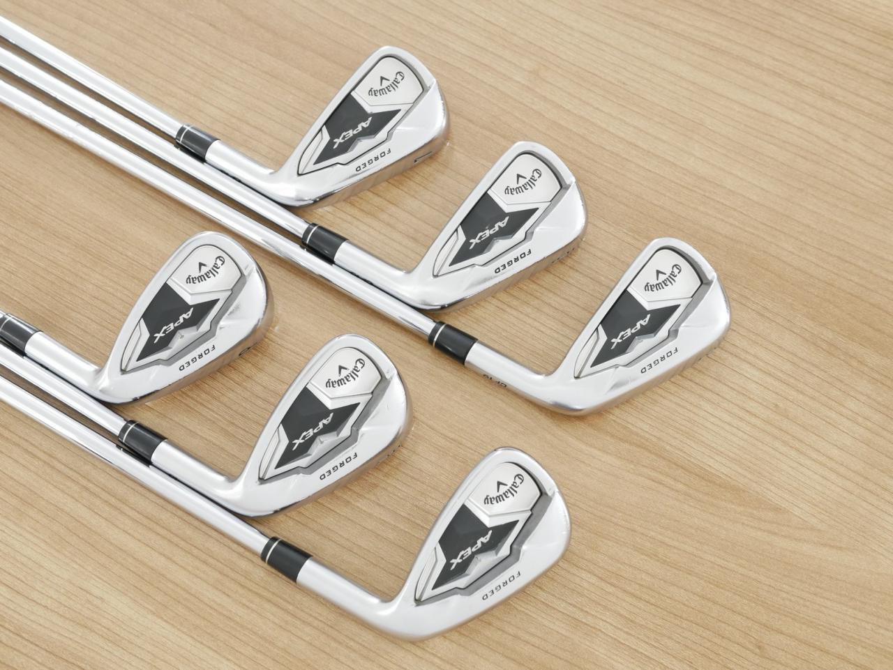 Iron set : Callaway : ชุดเหล็ก Callaway APEX Forged (ออกปี 2019) มีเหล็ก 5-Pw (6 ชิ้น) ก้านเหล็ก NS Pro Modus 105 Flex S