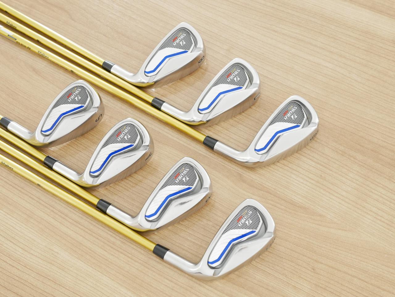 Iron set : Katana : ชุดเหล็ก Katana Sword ATC-589 (ตีง่าย ไกล) มีเหล็ก 6-Pw,Aw,Sw (7 ชิ้น) ก้าน Speeder 589 Flex R