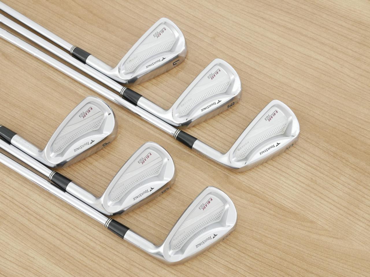 Iron set : Tourstage : ชุดเหล็ก Tourstage X-Blade 703 (Forged) มีเหล็ก 5-Pw (6 ชิ้น) ก้านเหล็ก NS Pro 950 Flex S
