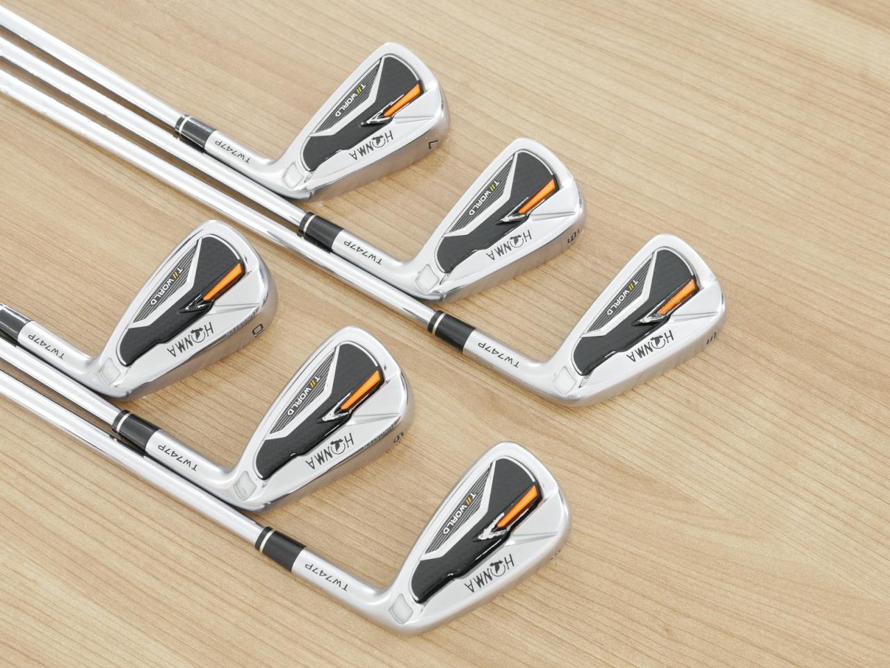 Iron set : Honma : ชุดเหล็ก Honma Tour World TW747P (ออกปี 2019) มีเหล็ก 5-10 (6 ชิ้น) ก้านเหล็ก NS Pro 950 Flex S