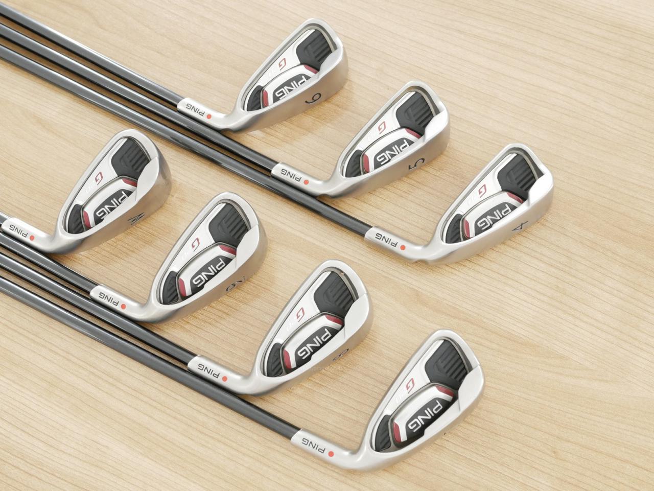 Iron set : Ping : ชุดเหล็ก Ping G20 (ใบใหญ่ ตีง่ายมาก) มีเหล็ก 4-Pw (7 ชิ้น) ก้านกราไฟต์ Flex R