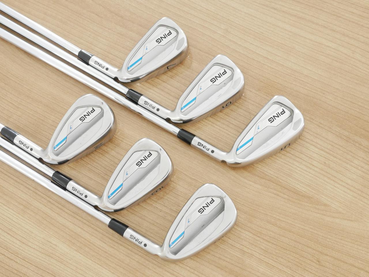 Iron set : Ping : ชุดเหล็ก Ping i Series (ออกปี 2016) มีเหล็ก 5-Pw (6 ชิ้น) ก้านเหล็ก Project X 6.5 Flex SX