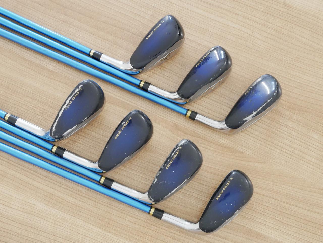 Iron set : Katana : ชุดเหล็กกระเทย Katana Sword SL-Eleven มีเหล็ก 7-12,Sw (7 ชิ้น เทียบเท่า 6-Pw,Aw,Sw) ก้านกราไฟต์