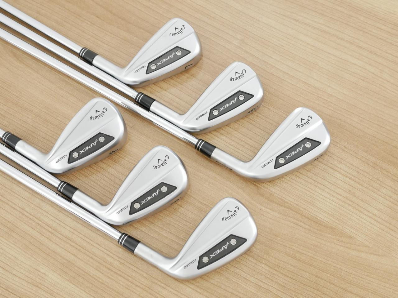 Iron set : Callaway : ชุดเหล็ก Callaway APEX Ai200 Forged (รุ่นล่าสุด ออกปี 2024) มีเหล็ก 5-Pw (6 ชิ้น) ก้านเหล็ก Project X LZ 115g 5.5 Flex S