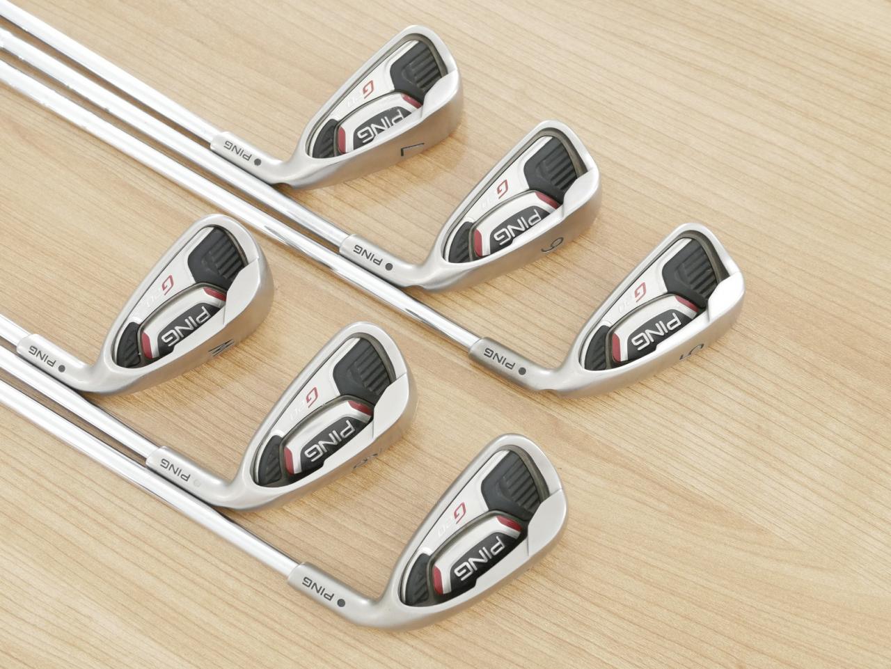 Iron set : Ping : ชุดเหล็ก Ping G20 (ใบใหญ่ ตีง่ายมาก) มีเหล็ก 5-Pw (6 ชิ้น) ก้านเหล็ก Ping CFS Flex R