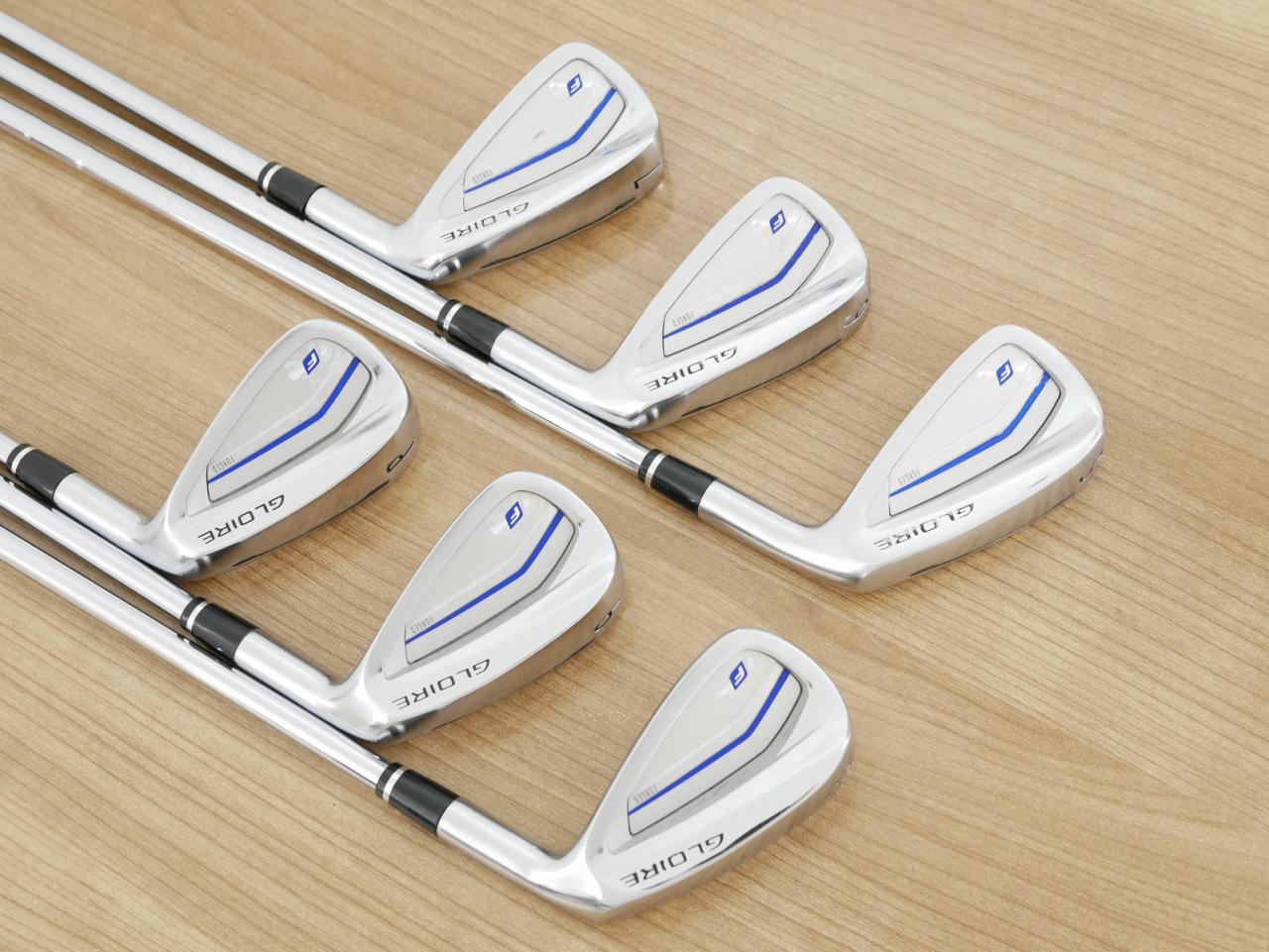 Iron set : Taylormade : ชุดเหล็ก Taylormade Gloire F2 Forged (รุ่นท๊อปสุด Japan Spec. ออกปี 2017) มีเหล็ก 5-Pw (6 ชิ้น) ก้านเหล็ก NS Pro 930 Flex R