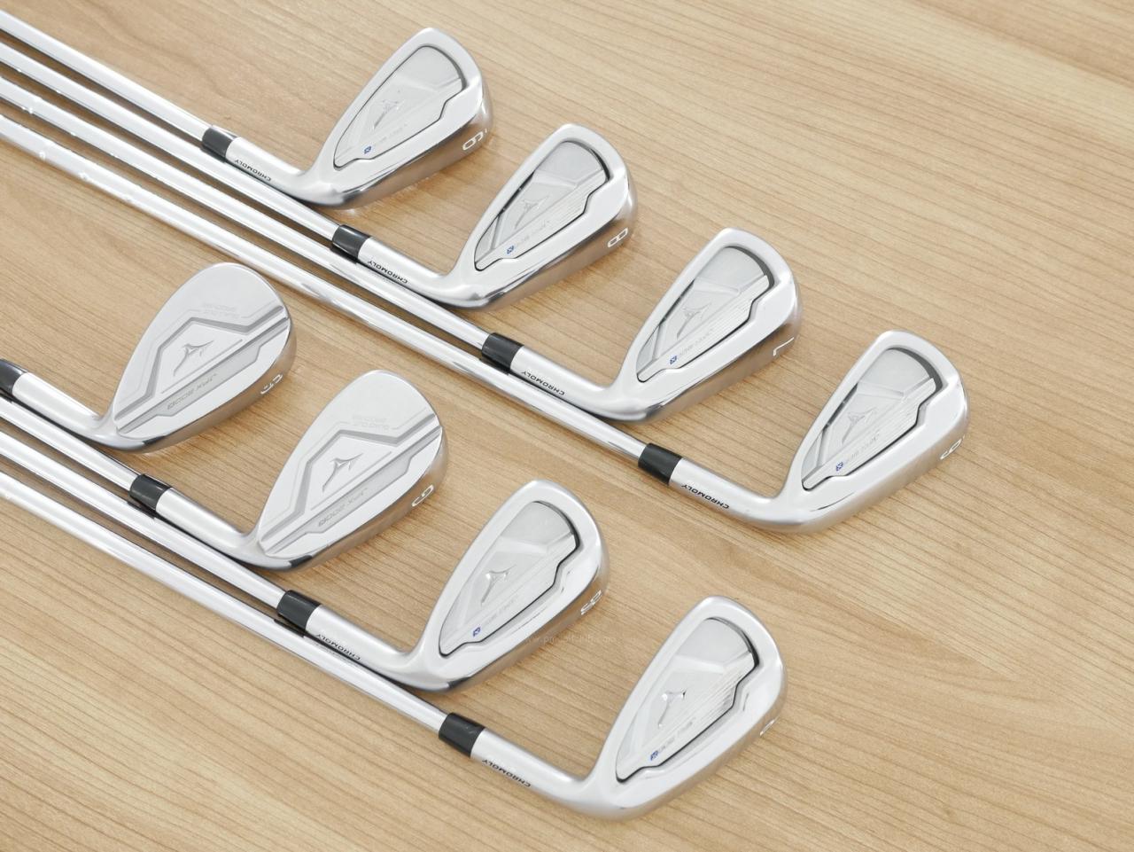 Iron set : Mizuno : ชุดเหล็ก Mizuno JPX 200X Forged มีเหล็ก 6-Pw,Pg,Gw,Sw (8 ชิ้น) ก้านเหล็ก NS Pro ZELOS 7 Flex S