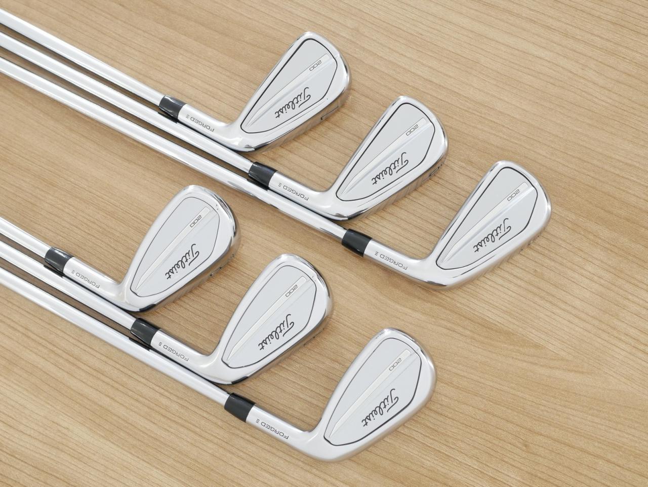 Iron set : Titleist : ชุดเหล็ก Titleist T200 Forged (รุ่นล่าสุด ออกปี 2023 Japan Spec) มีเหล็ก 5-Pw (6 ชิ้น) ก้านเหล็ก NS Pro Modus 125 Flex R