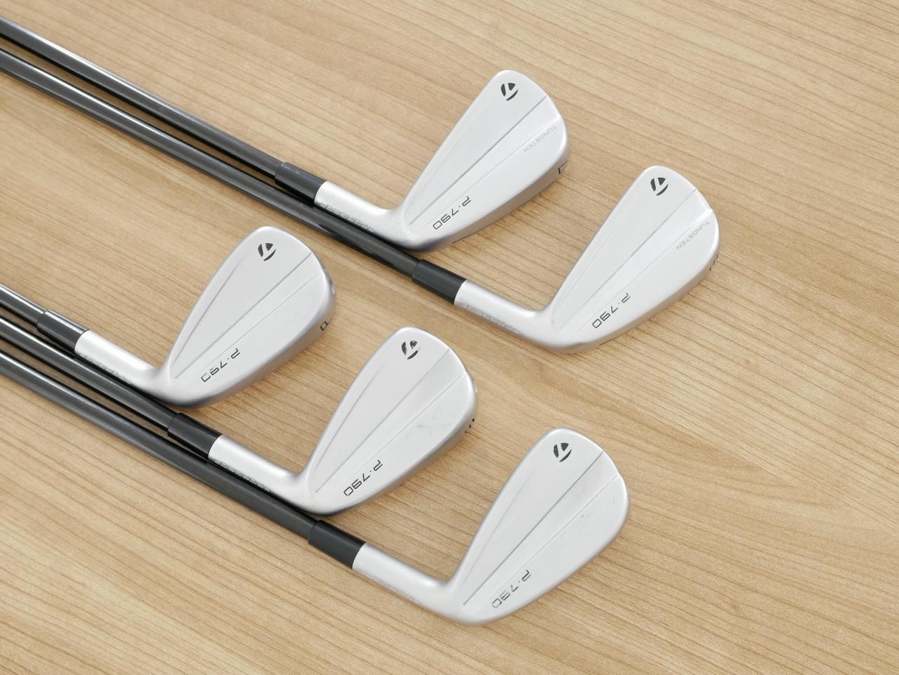 Iron set : Taylormade : ชุดเหล็ก Taylormade P790 (ตัวท้อปสุด ปี 2023 Japan Spec.) มีเหล็ก 6-Pw (5 ชิ้น) ก้านกราไฟต์ Graphite Design RAUNE i75 Flex R