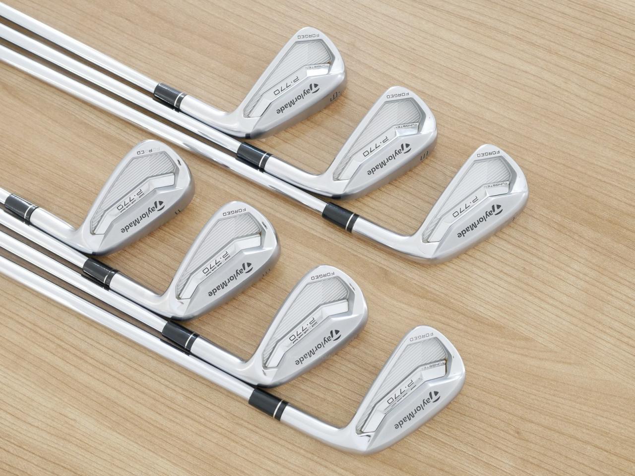 Iron set : Taylormade : ชุดเหล็ก Taylormade P770 Forged (ปี 2018 นุ่ม แน่น) มีเหล็ก 4-Pw (7 ชิ้น) ก้านเหล็ก KBS Tour C-Taper 95 Flex S