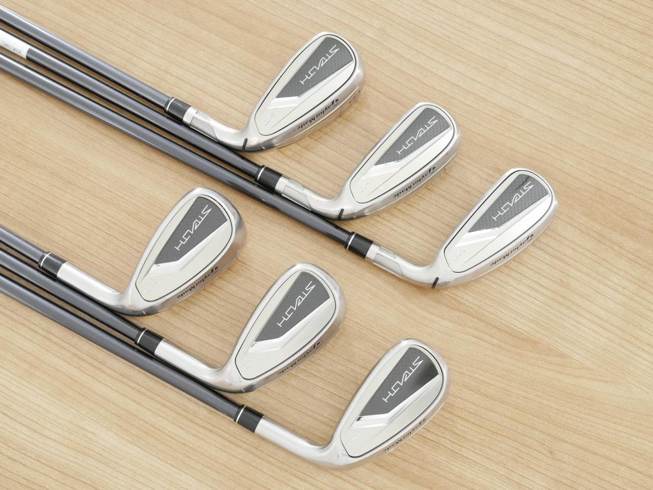 Iron set : Taylormade : ชุดเหล็ก Taylormade Stealth HD (ออกปี 2022 Japan Spec. ใบใหญ่มาก ตีง่ายสุดๆ) มีเหล็ก 6-Pw,Aw (6 ชิ้น) ก้านกราไฟต์ Mitsubishi Tensei TM60 Flex R