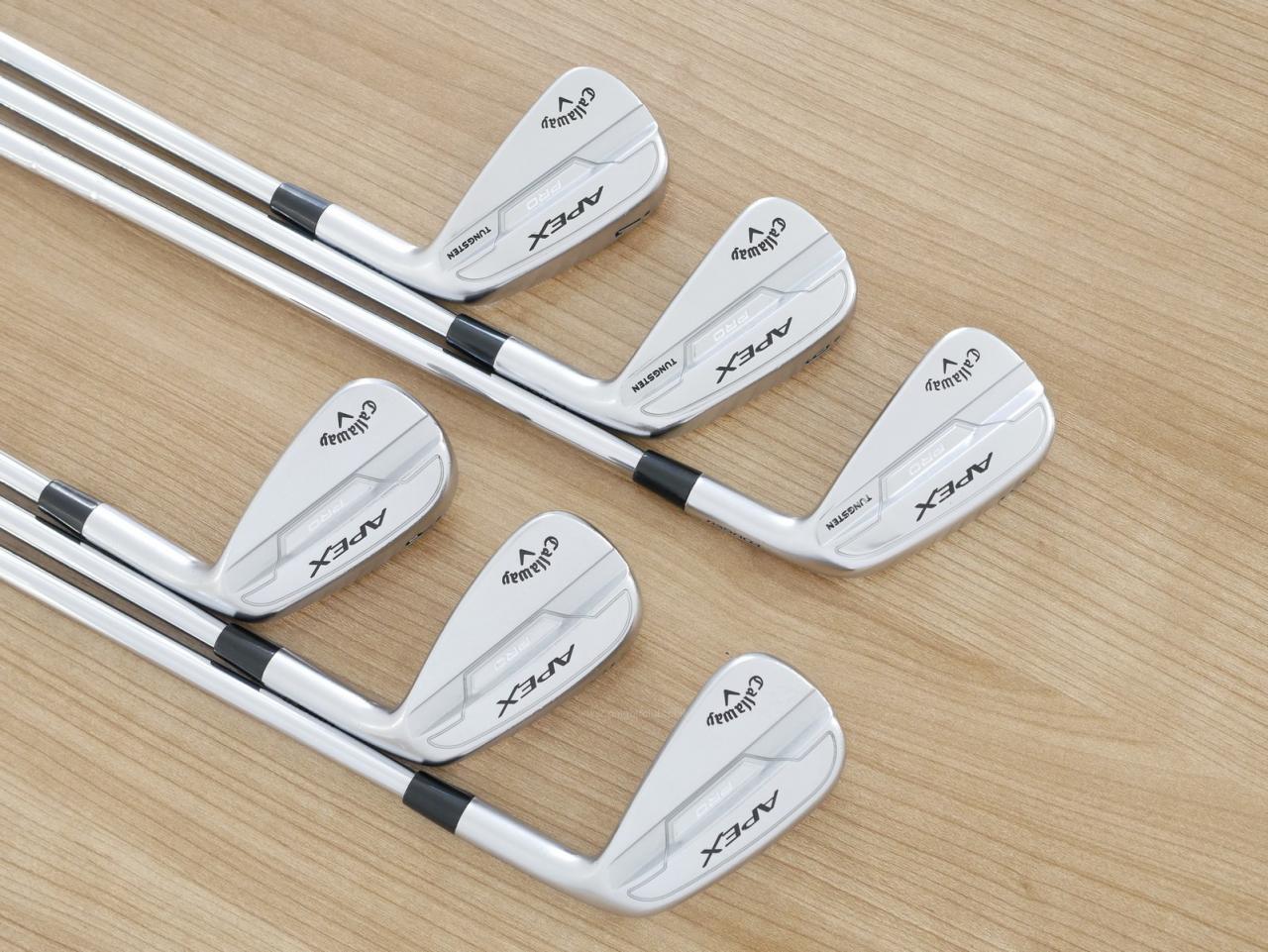 Iron set : Callaway : ชุดเหล็ก Callaway APEX Pro Forged (ออกปี 2022) มีเหล็ก 5-Pw (6 ชิ้น) ก้านเหล็ก NS Pro 950 NEO Flex S