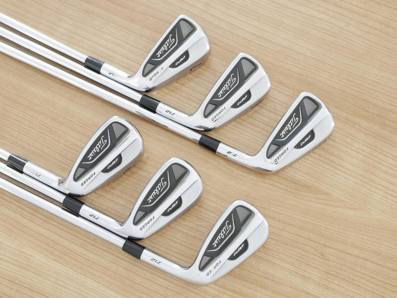 Iron set : Titleist : ชุดเหล็ก Titleist AP2 712 Forged มีเหล็ก 5-Pw (6 ชิ้น) ก้านเหล็ก AMT Tour White S300