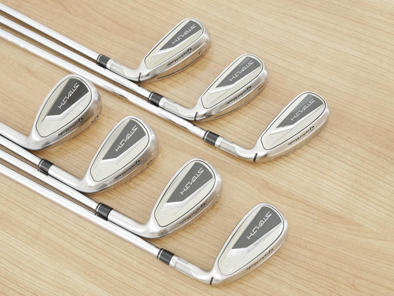 Iron set : Taylormade : ชุดเหล็ก Taylormade Stealth HD (ออกปี 2022 Japan Spec. ใบใหญ่มาก ตีง่ายสุดๆ) มีเหล็ก 5-Pw,Sw (7 ชิ้น) ก้านเหล็ก KBS Max MT 80 Flex R