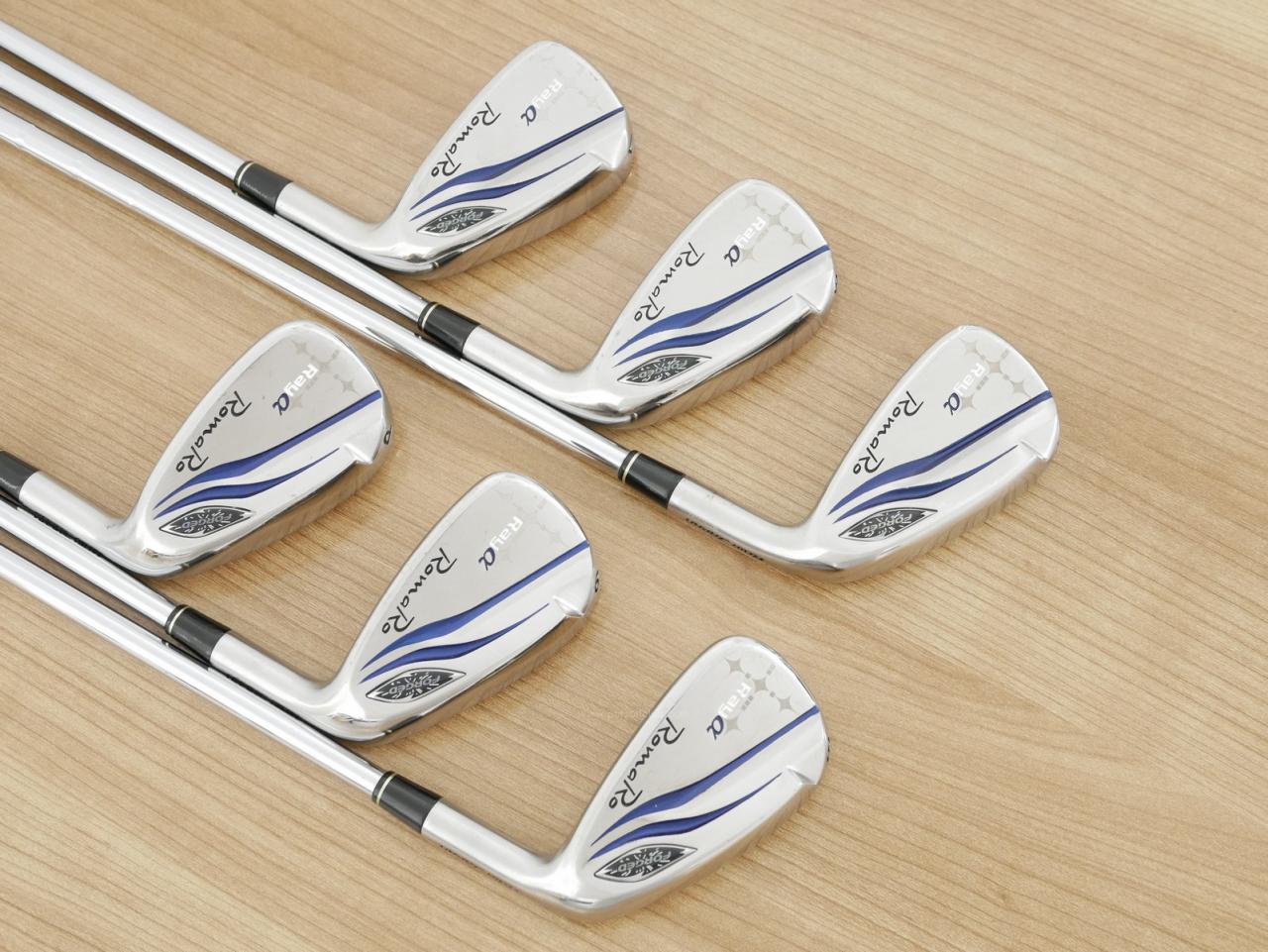 Iron set : Romaro : ชุดเหล็ก Romaro Ray Alpha Forged (ปี 2021 ใบใหญ่ ตีไกลกว่าปกติมาก) มีเหล็ก 5-Pw (6 ชิ้น) ก้านเหล็ก NS Pro 950 NEO Flex S