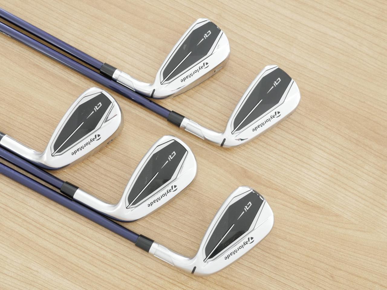 Iron set : Taylormade : ชุดเหล็ก Taylormade Qi (ออกปี 2024 Japan Spec.) มีเหล็ก 6-Pw (5 ชิ้น) ก้านกราไฟต์ Mitsubishi Diamana TM60 Flex S