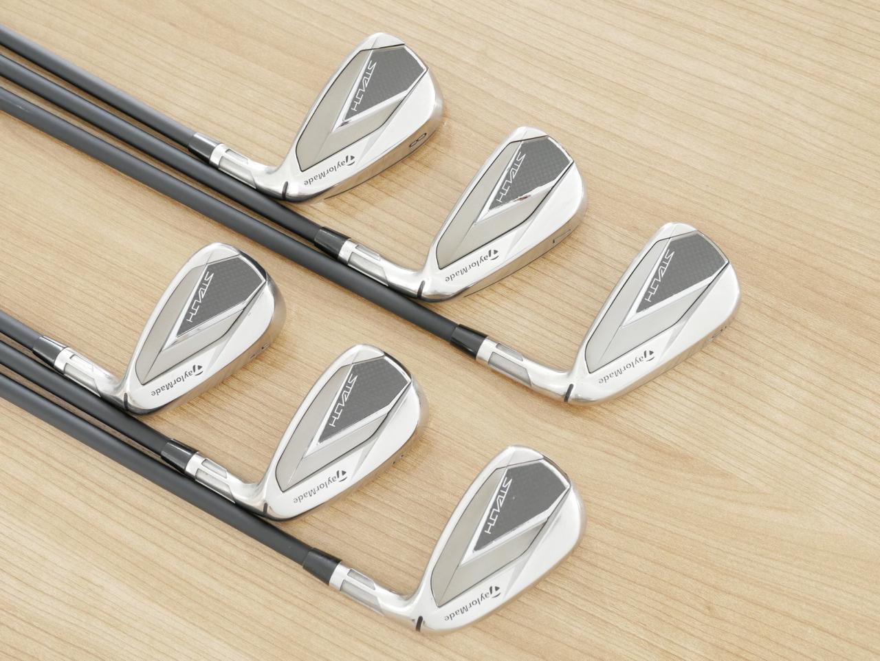 Iron set : Taylormade : ชุดเหล็ก Taylormade Stealth (ออกปี 2022 Japan Spec.) มีเหล็ก 6-Pw,Aw (6 ชิ้น) ก้านกราไฟต์ Fujikura TRAVIL 105 Flex S