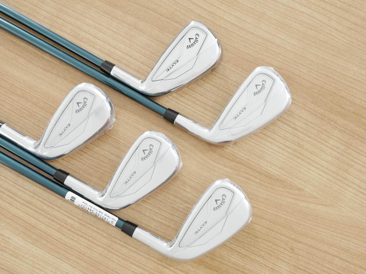 Iron set : Callaway : **ของใหม่ ยังไม่แกะพลาสติก** ชุดเหล็ก Callaway ELYTE (ออกปี 2025 ตีง่ายมาก ไกล Japan Spec.) มีเหล็ก 6-Pw (5 ชิ้น) ก้านกราไฟต์ Fujikura VENTUS 5 Flex R