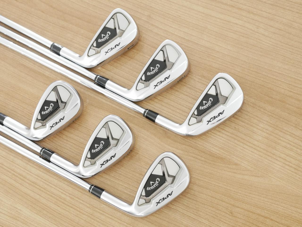 Iron set : Callaway : ชุดเหล็ก Callaway APEX Forged (รุ่นปี 2022) มีเหล็ก 5-Pw (6 ชิ้น) ก้านเหล็ก NS Pro Modus 105 Flex S
