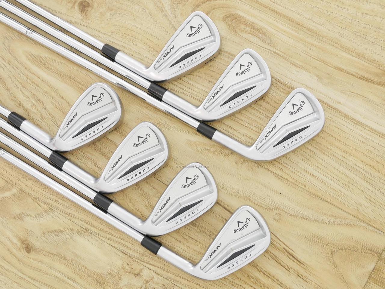 Iron set : Callaway : ชุดเหล็ก Callaway APEX Pro Forged มีเหล็ก 4-Pw (7 ชิ้น) ก้านเหล็ก Dynamic Gold S200