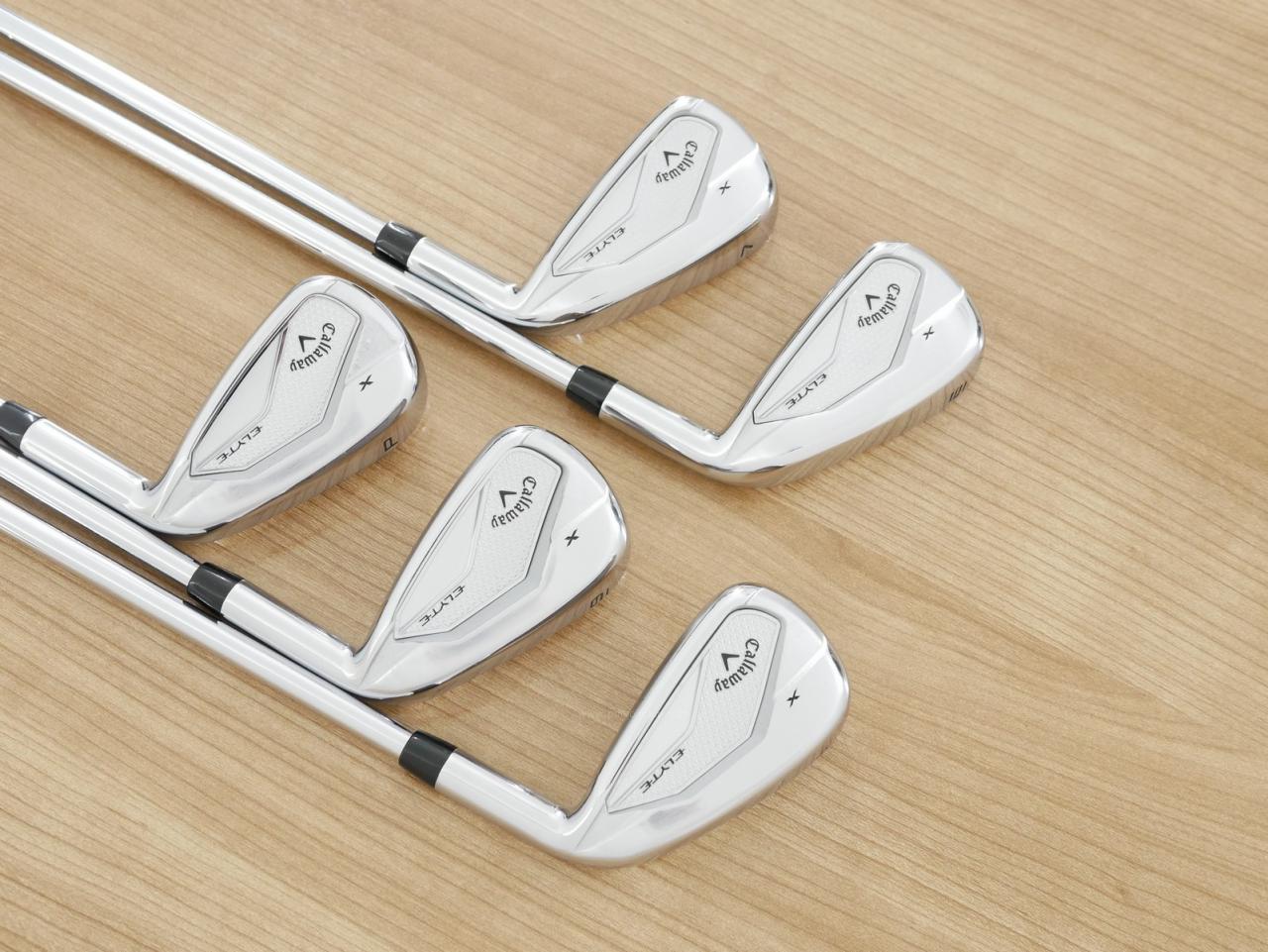 Iron set : Callaway : ชุดเหล็ก Callaway ELYTE X (รุ่นล่าสุด ออกปี 2025 ตีง่ายมาก ไกล Japan Spec.) มีเหล็ก 6-Pw (5 ชิ้น) ก้านเหล็ก NS Pro 750 NEO Flex R