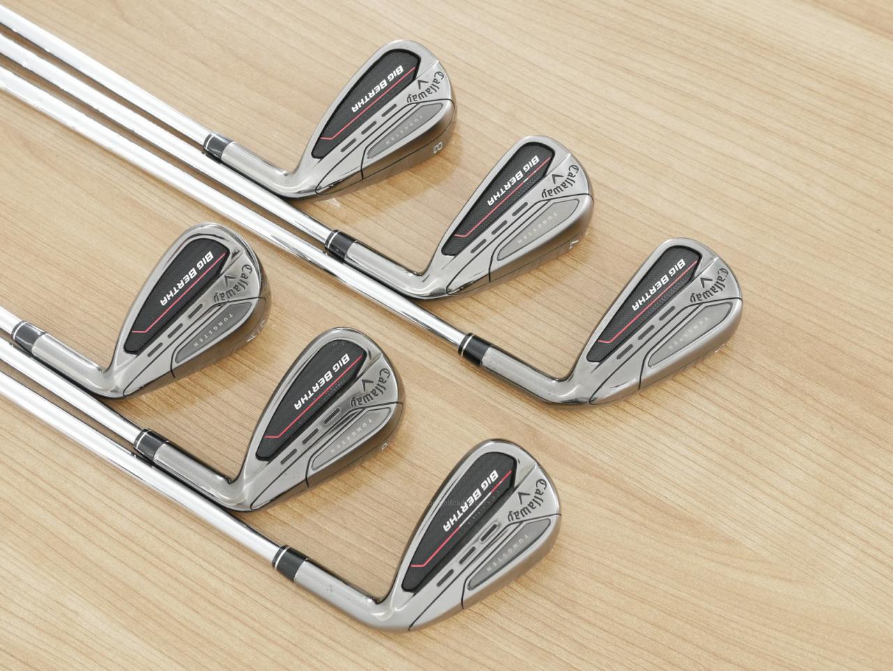 Iron set : Callaway : ชุดเหล็ก Callaway Big Bertha (ออกปี 2023 ตีง่ายที่สุดของ Callaway) มีเหล็ก 6-Pw,Aw (6 ชิ้น) ก้านเหล็ก NS Pro 950 Neo Flex S