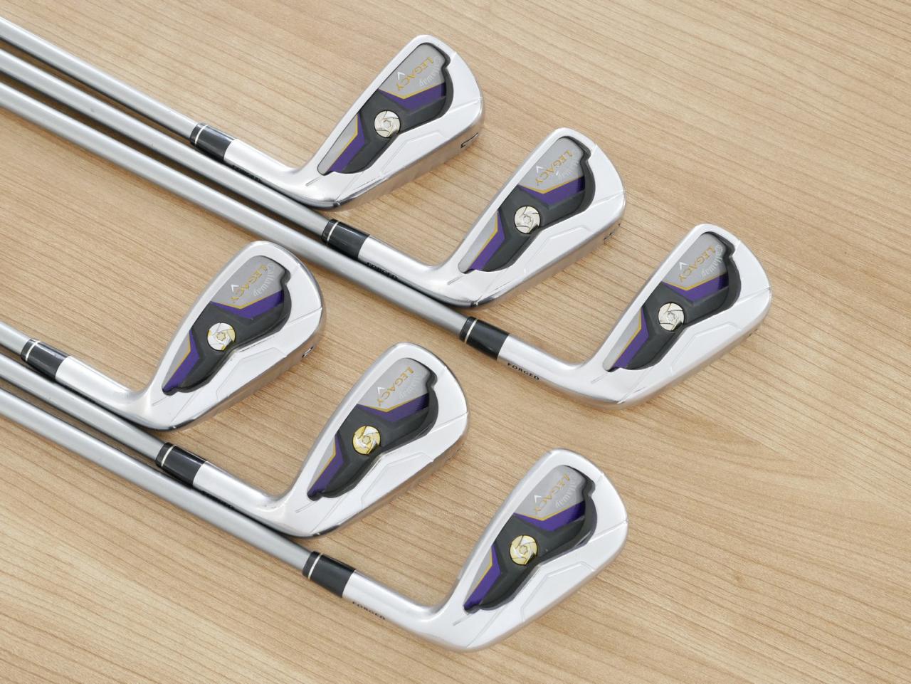 Iron set : Callaway : ชุดเหล็ก Callaway Legacy V (Forged) มีเหล็ก 5-Pw (6 ชิ้น) ก้านกราไฟต์ Flex R