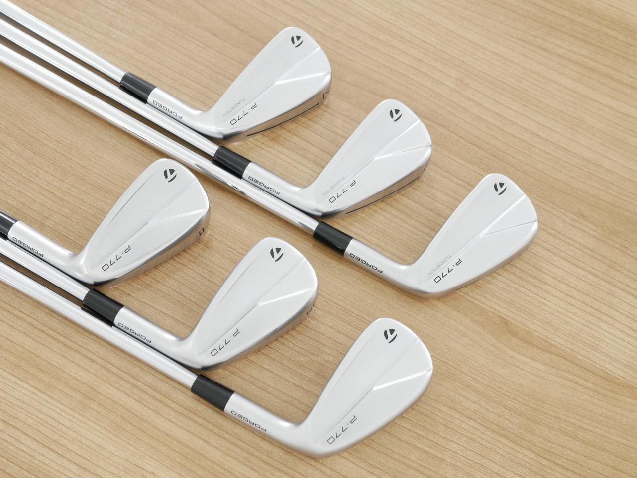 Iron set : Taylormade : ชุดเหล็ก Taylormade P770 Forged (รุ่นปี 2023 นุ่ม แน่น) มีเหล็ก 5-Pw (6 ชิ้น) ก้านเหล็ก Project X 6.0 Flex SX