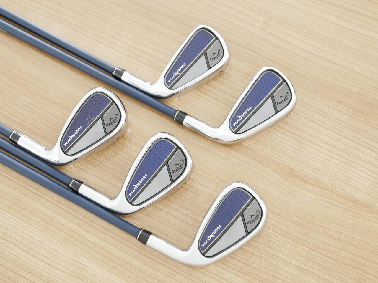 Iron set : Callaway : ชุดเหล็ก Callaway Paradym (รุ่นปี 2023 Japan Spec.) มีเหล็ก 6-Pw (5 ชิ้น) ก้านกราไฟต์ Fujikura VENTUS TR 5 Flex R