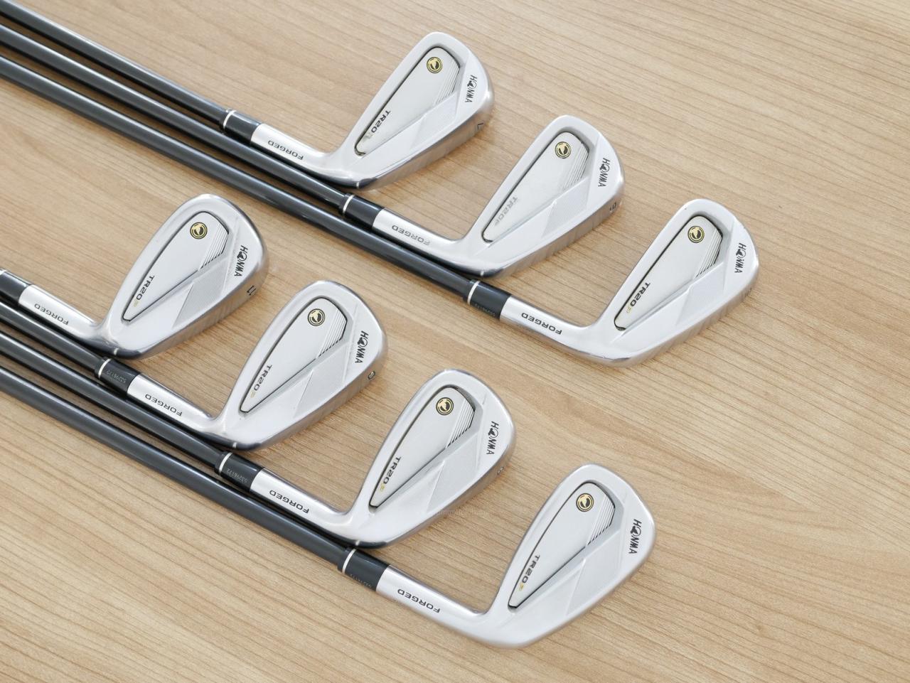 Iron set : Honma : ชุดเหล็ก Honma Tour World TR20P (ออกปี 2020) มีเหล็ก 5-11 (7 ชิ้น) ก้านกราไฟต์ Honma Vizard TR20-65 Flex R