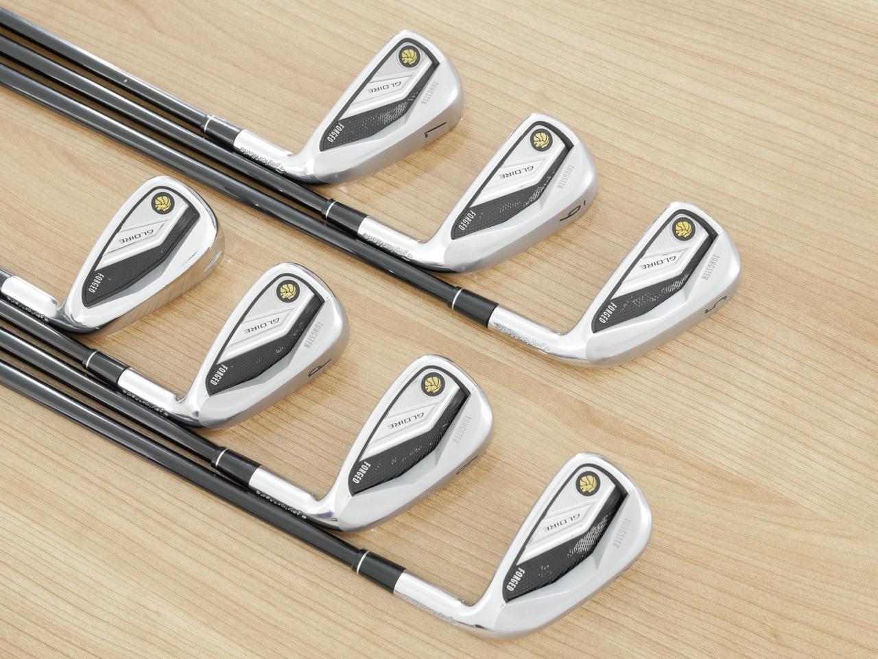 Iron set : Taylormade : ชุดเหล็ก Taylormade Gloire Forged (รุ่นท๊อปสุด Japan Spec.) มีเหล็ก 5-Pw,Aw (7 ชิ้น) ก้านกราไฟต์ Flex R