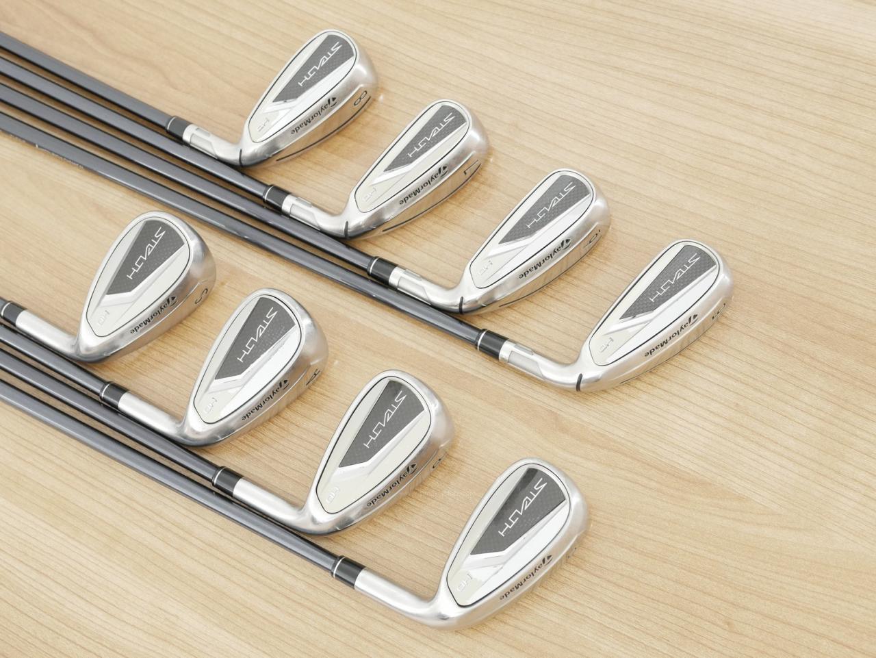 Iron set : Taylormade : ชุดเหล็ก Taylormade Stealth HD (ออกปี 2022 Japan Spec. ใบใหญ่มาก ตีง่ายสุดๆ) มีเหล็ก 5-Pw,Aw,Sw (8 ชิ้น) ก้านกราไฟต์ Mitsubishi Tensei TM60 Flex R