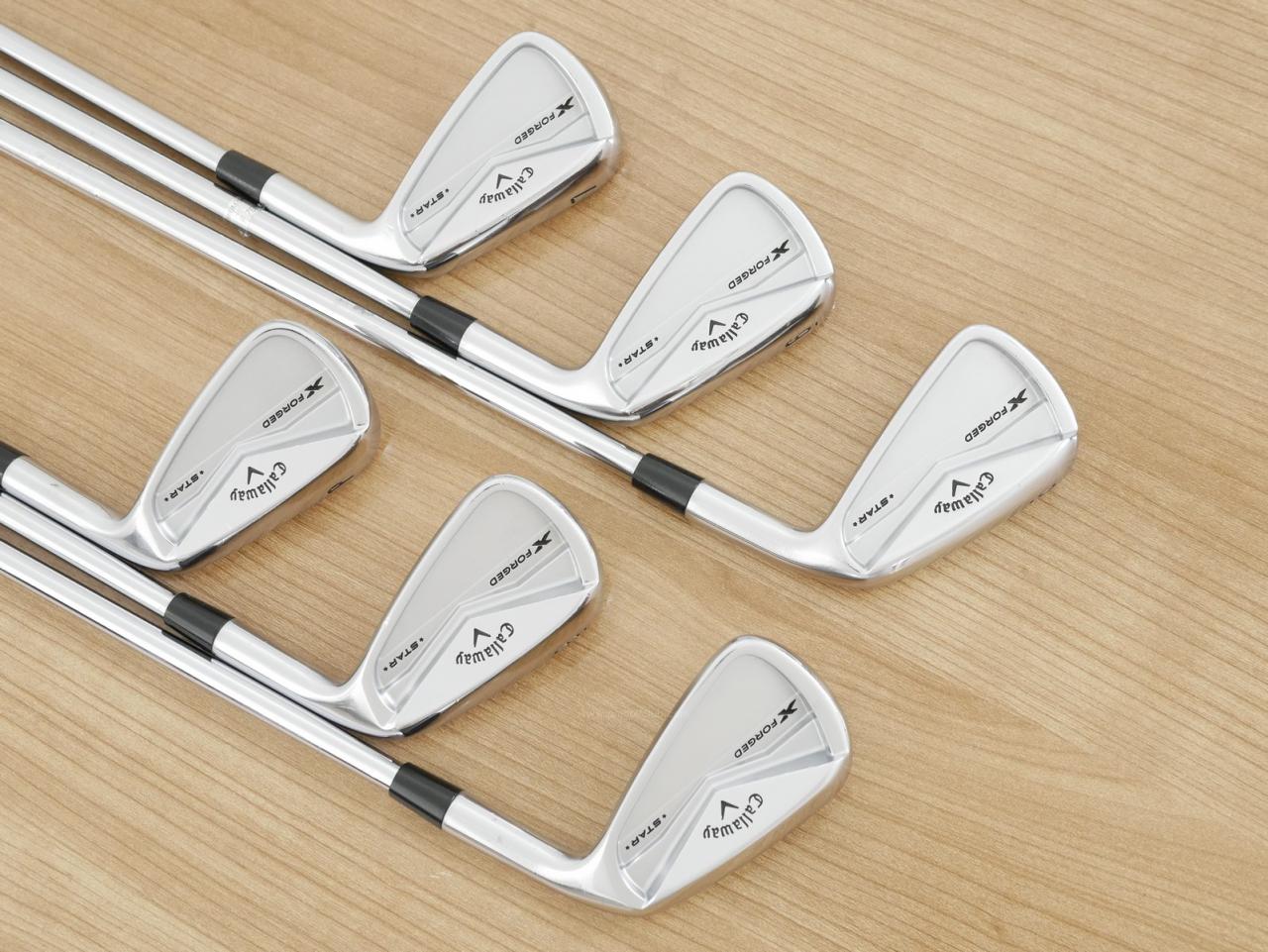 Iron set : Callaway : ชุดเหล็ก Callaway X Forged Star (ออกปี 2024) มีเหล็ก 5-Pw (6 ชิ้น) ก้านเหล็ก NS Pro Modus 105 Flex S