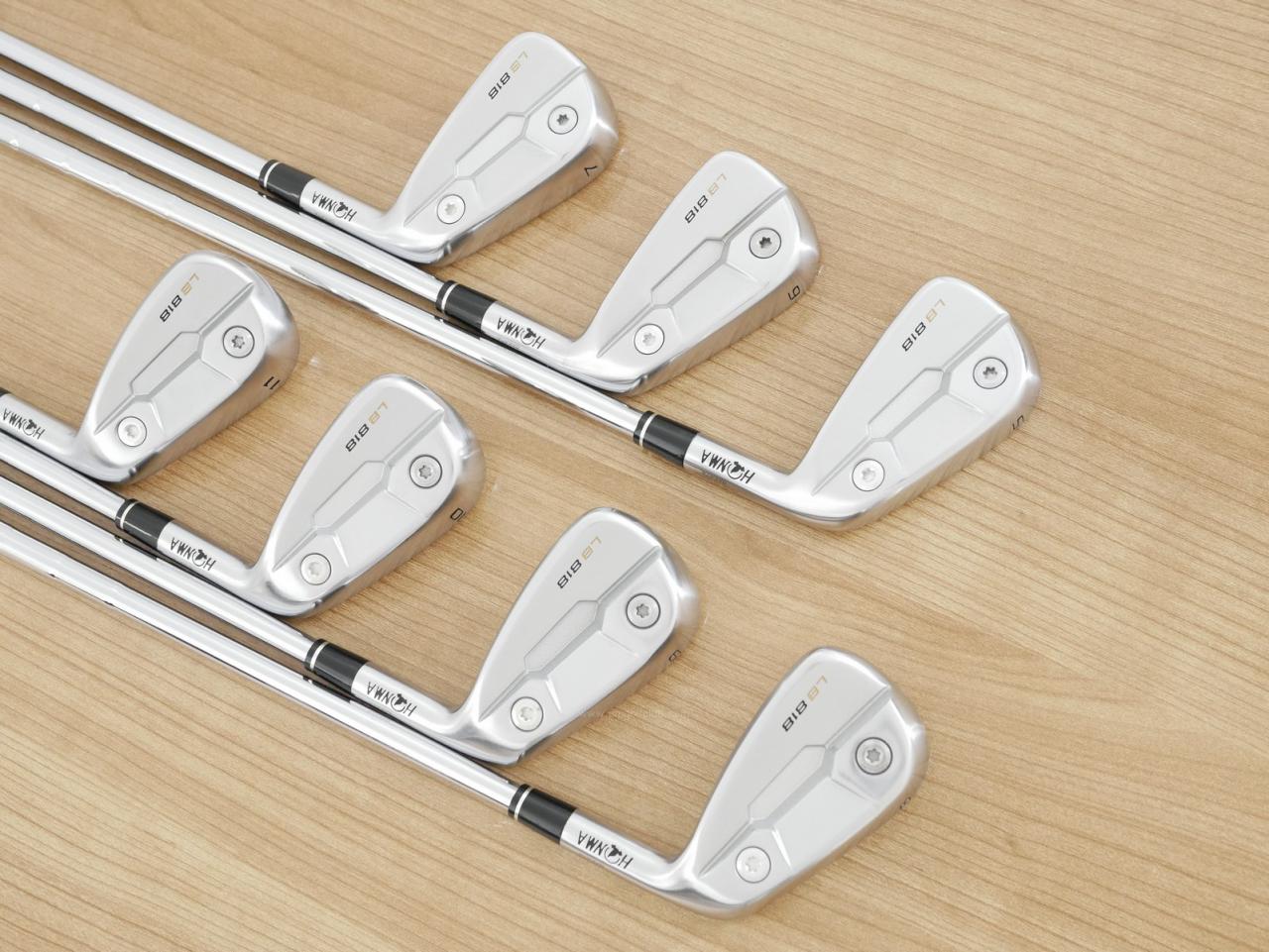 Iron set : Honma : ชุดเหล็ก Honma LB-818 (ออกปี 2021 หน้าเด้ง ตีง่าย ไกล) มีเหล็ก 5-11 (7 ชิ้น) ก้านเหล็ก NS Pro 950 NEO Flex S