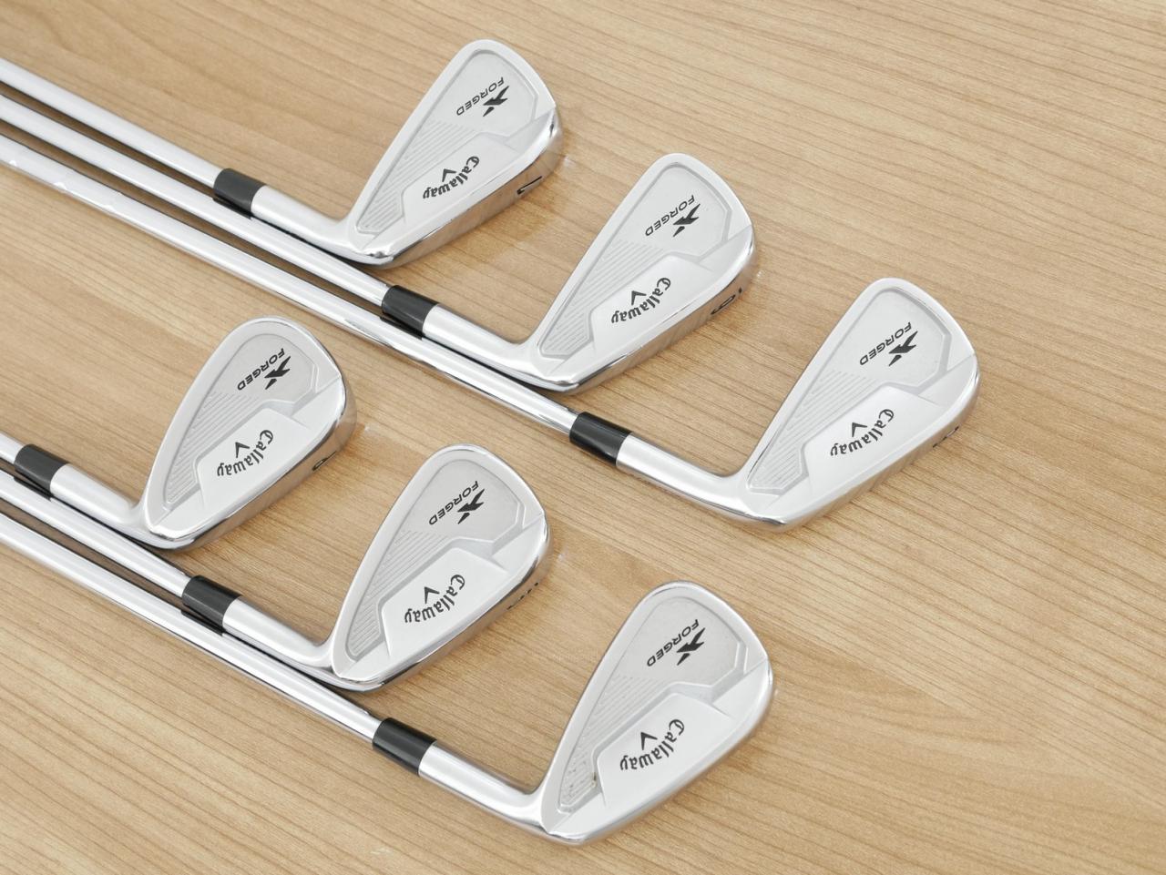 Iron set : Callaway : ชุดเหล็ก Callaway X Forged Star (ออกปี 2021) มีเหล็ก 5-Pw (6 ชิ้น) ก้านเหล็ก NS Pro 950 Neo Flex S