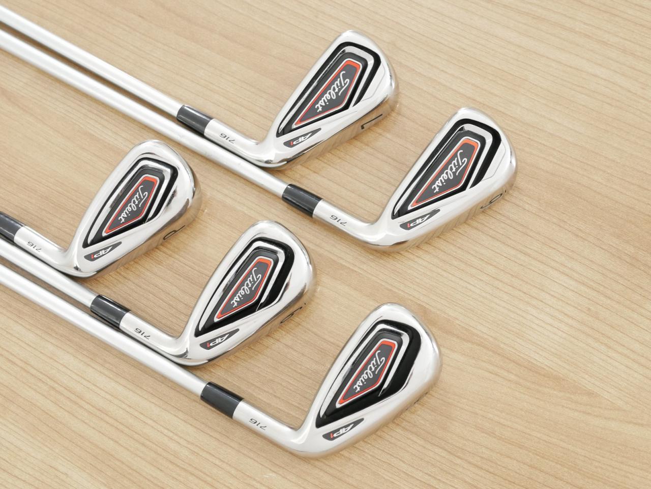 Iron set : Titleist : ชุดเหล็ก Titleist AP1 716 (ออกปี 2016) มีเหล็ก 6-Pw (5 ชิ้น) ก้านกราไฟต์ Fujikura MCI 60 Flex S
