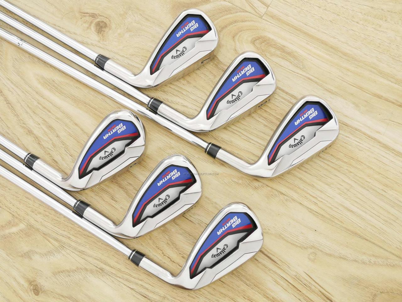 Iron set : Callaway : ชุดเหล็ก Callaway Big Bertha Beta (ใบใหญ่ ตีง่ายมาก) มีเหล็ก 5-Pw (6 ชิ้น) ก้านเหล็ก GS90 S200