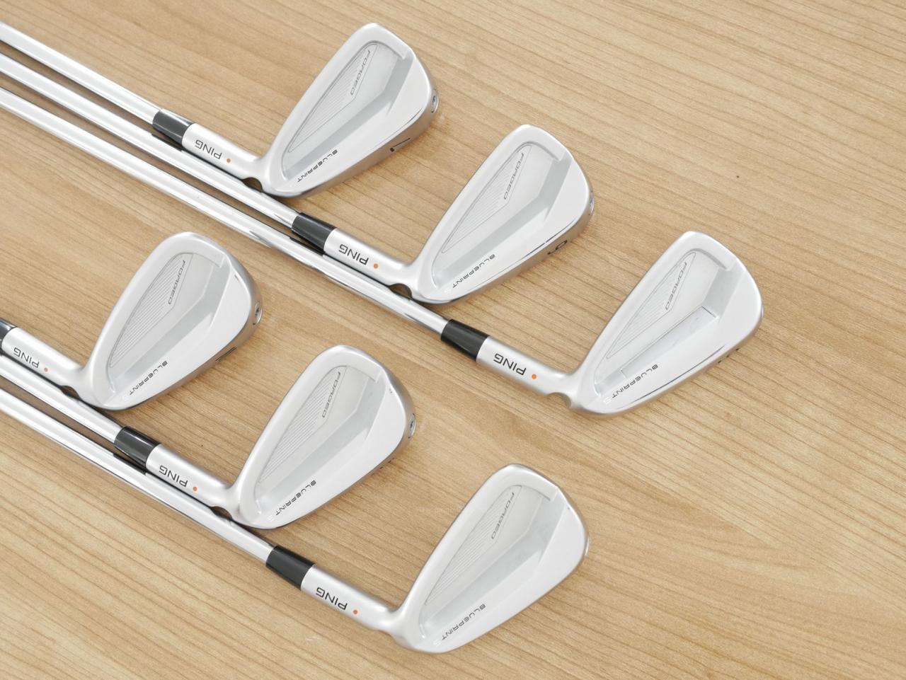Iron set : Ping : ชุดเหล็ก Ping Blueprint S Forged (รุ่นล่าสุด ออกปี 2024 นุ่ม คม) มีเหล็ก 5-Pw (6 ชิ้น) ก้านเหล็ก Dynamic Gold 95 S200