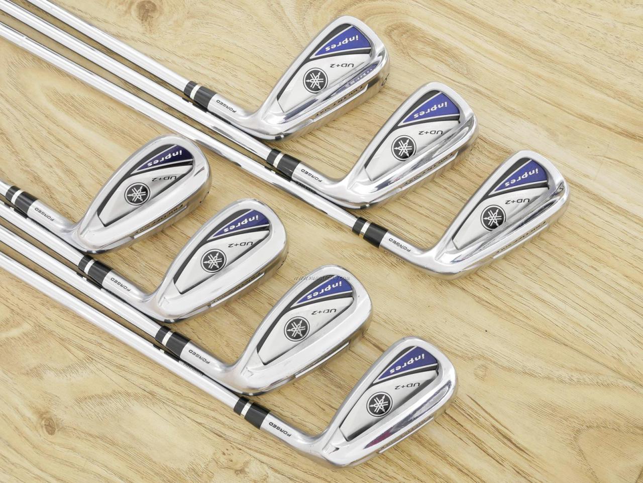 Iron set : Yamaha : ชุดเหล็ก Yamaha Inpres UD+2 (ออกปี 2019 ตีไกลที่สุด ไกลกว่าเหล็กทั่วไป 2 เบอร์ หน้าเด้ง COR 0.822) มีเหล็ก 7-Pw,Aw,As,Sw (7 ชิ้น) ก้านเหล็ก NS Pro Zelos 7 Flex S