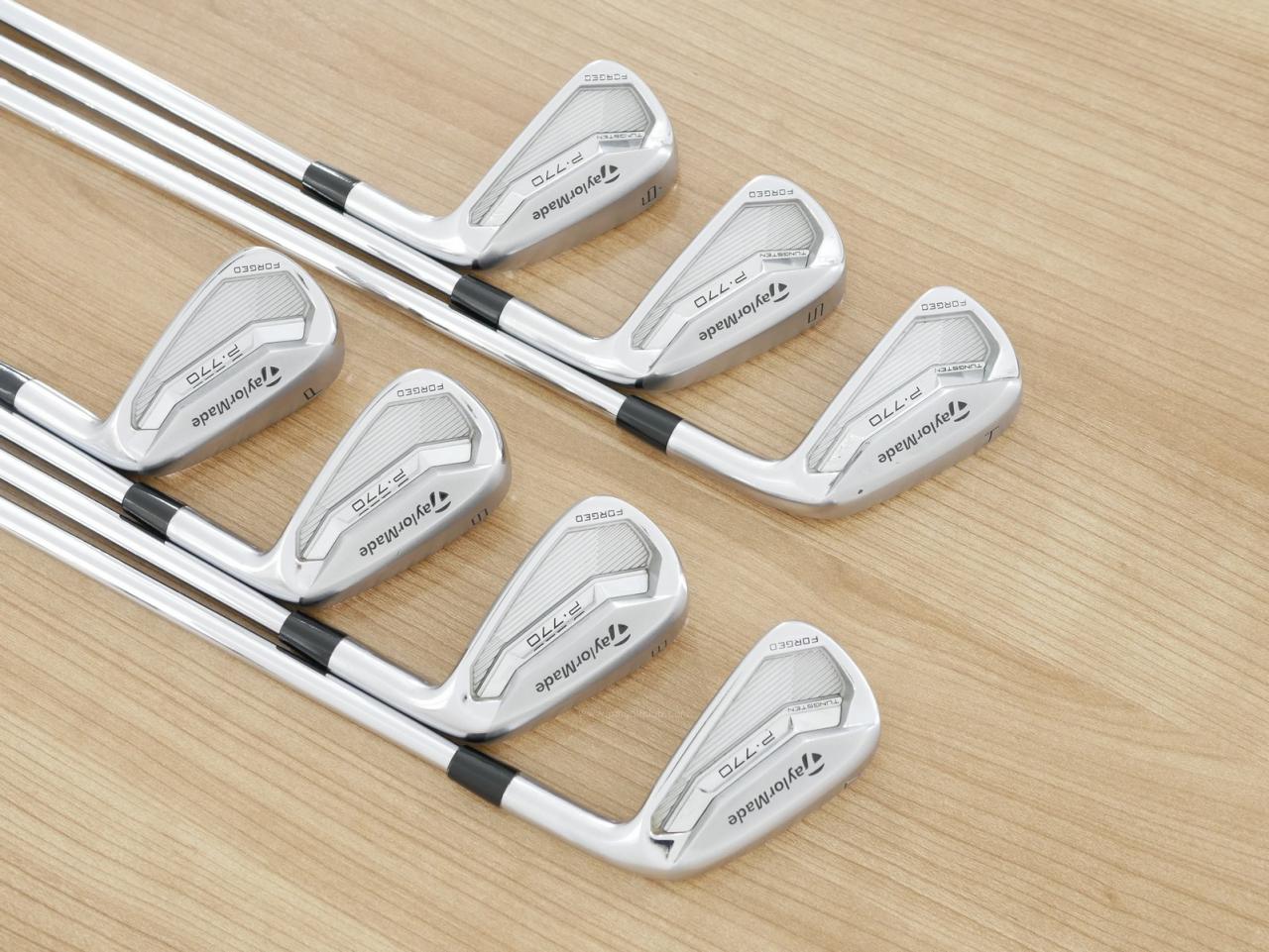 Iron set : Taylormade : ชุดเหล็ก Taylormade P770 Forged (ปี 2018 นุ่ม แน่น) มีเหล็ก 4-Pw (7 ชิ้น) ก้านเหล็ก NS Pro Modus 115 Flex S