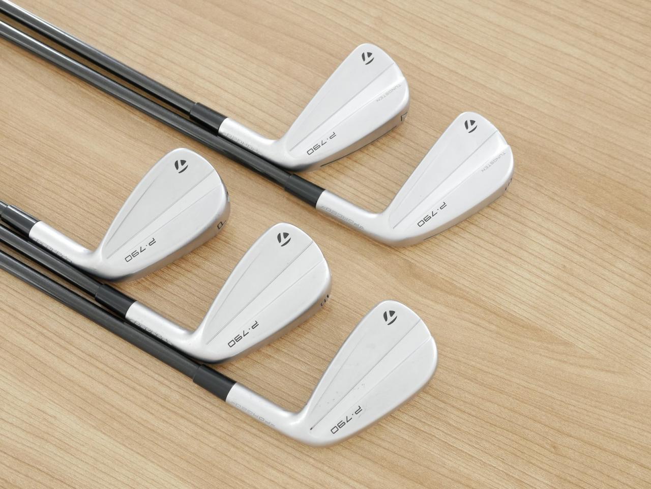 Iron set : Taylormade : ชุดเหล็ก Taylormade P790 (ตัวท้อปสุด ปี 2023 Japan Spec.) มีเหล็ก 6-Pw (5 ชิ้น) ก้านกราไฟต์ Graphite Design RAUNE i75 Flex S