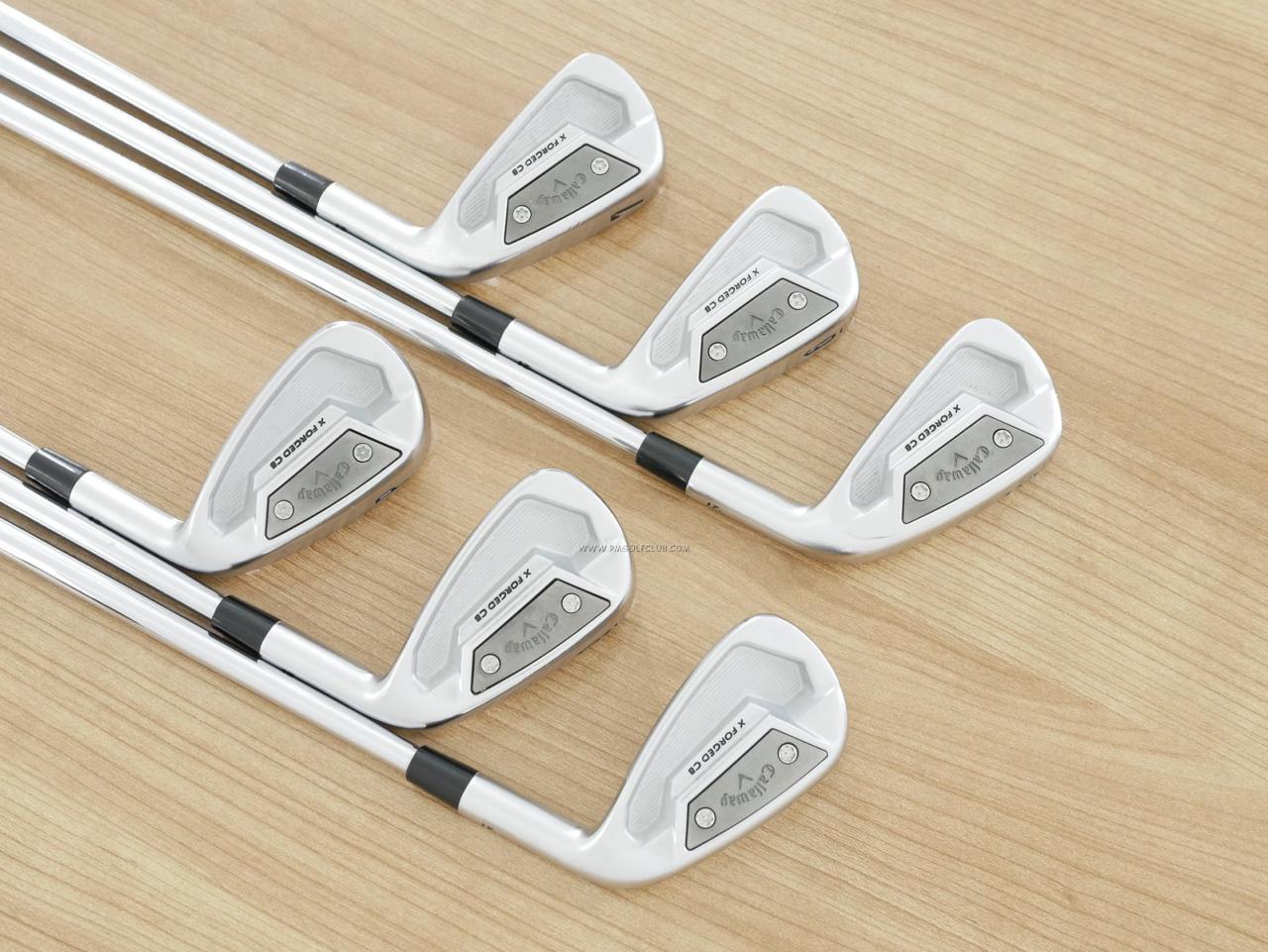 Iron set : Callaway : ชุดเหล็ก Callaway X Forged CB (รุ่นปี 2022) มีเหล็ก 5-Pw (6 ชิ้น) ก้านเหล็ก NS Pro Modus 120 Flex S