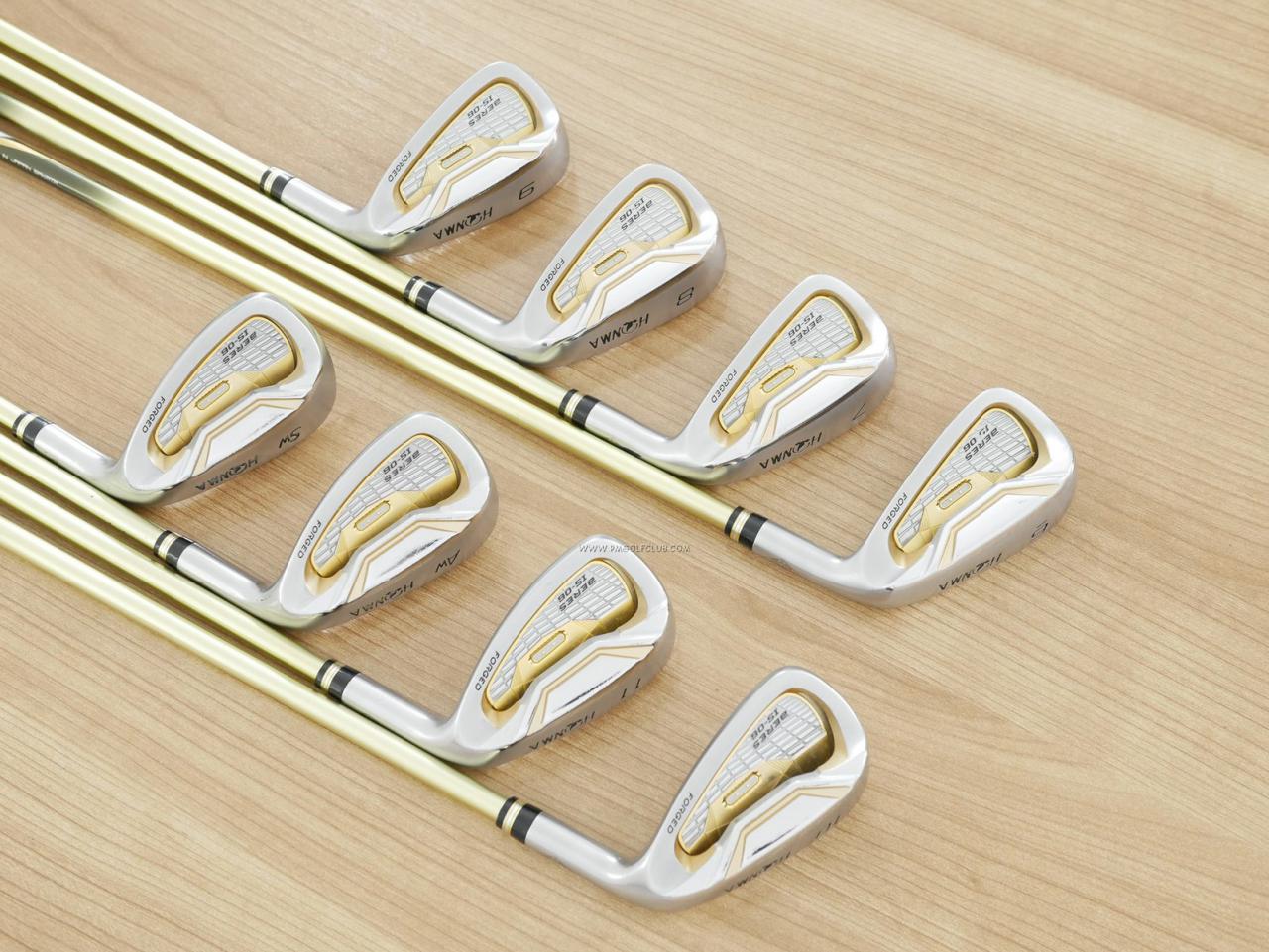 Iron set : Honma : ชุดเหล็ก Honma Beres IS-06 Forged (ปี 2019) มีเหล็ก 6-11,Aw,Sw (8 ชิ้น เทียบเท่า 5-Pw,Aw,Sw) ก้าน ARMRQ X (47) Flex R (2 ดาว)