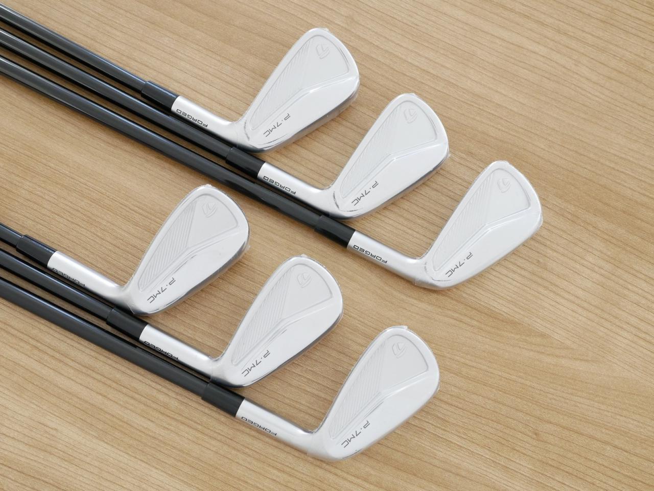 Iron set : Taylormade : **ของใหม่ ยังไม่แกะพลาสติก** ชุดเหล็ก Taylormade P7MC Forged (ซีรี่ย์ท้อปสุด ออกปี 2023) มีเหล็ก 5-Pw (6 ชิ้น) ก้านกราไฟต์ Mitsubishi Diamana Thump i95 Flex S
