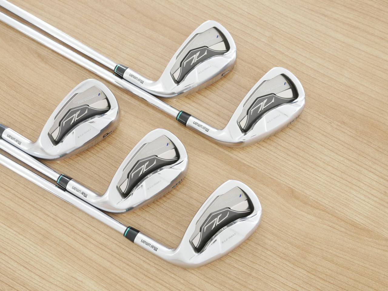 Iron set : Maruman : ชุดเหล็ก Maruman ZETA Type 713 (ใบใหญ่ หน้าเด้ง ตีไกลมาก) มีเหล็ก 6-Pw (5 ชิ้น) ก้านเหล็ก NS Pro Zelos 7 Flex R