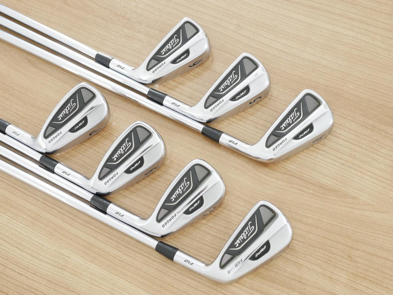 Iron set : Titleist : ชุดเหล็ก Titleist AP2 712 Forged มีเหล็ก 4-Pw (7 ชิ้น) ก้านเหล็ก Project X 6.0 Flex SX