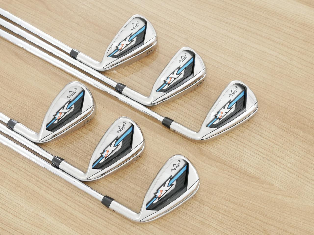 Iron set : Callaway : ชุดเหล็ก Callaway XR OS (ใบใหญ่ ตีง่ายมาก) มีเหล็ก 5-Pw (6 ชิ้น) ก้านเหล็ก 