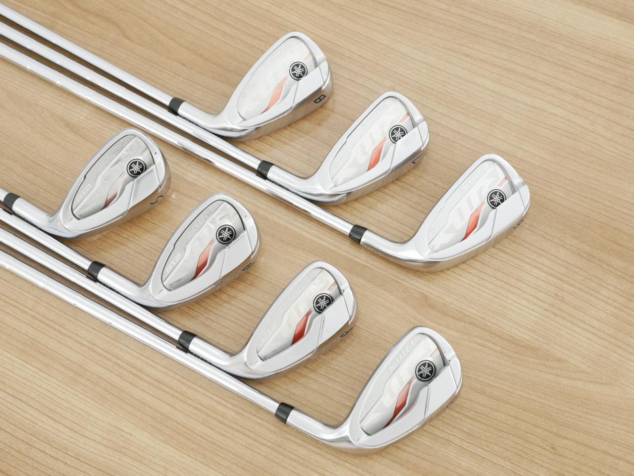 Iron set : Yamaha : ชุดเหล็ก Yamaha RMX 218 (ปี 2019 หน้าเด้ง ตีไกลมาก) มีเหล็ก 6-Pw,Aw,Sw (7 ชิ้น) ก้านเหล็ก NS Pro RMX 95 Flex S