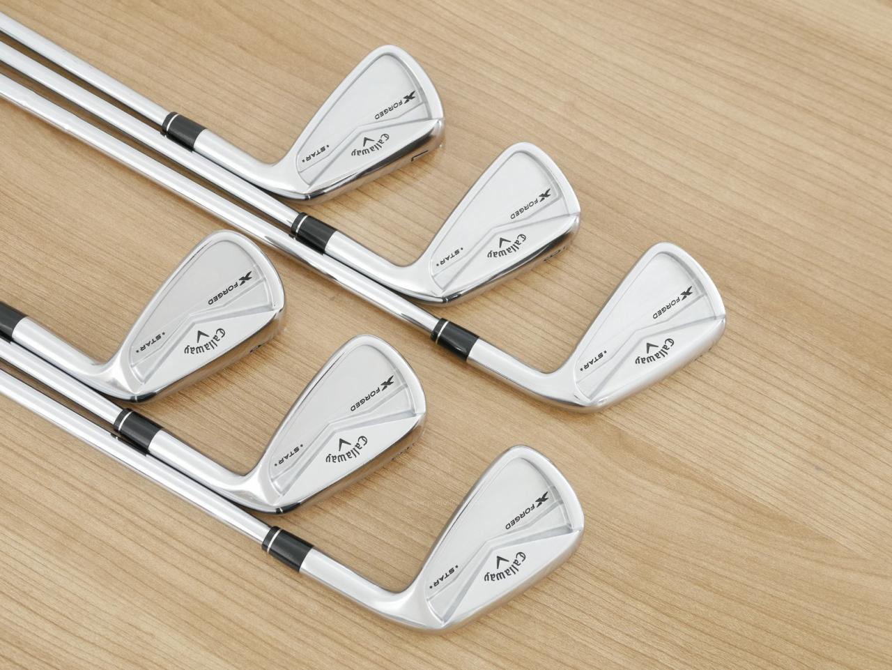 Iron set : Callaway : ชุดเหล็ก Callaway X Forged Star (ออกปี 2024) มีเหล็ก 5-Pw (6 ชิ้น) ก้านเหล็ก NS Pro 950 NEO Flex S